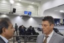 Presidente Conselho Regional de Química da 20ª Região, Luiz Miguel Skrobot, em entrevista na Câmara Municipal.