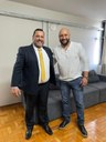 Flávio Eduardo Almeida, Superintendente do CRQ-20ª Região e João Henrique Bezerra Diretor Presidente da Funsat. Flávio Eduardo Almeida, Superintendente do CRQ-20ª Região e João Henrique Bezerra Diretor Presidente da Funsat.